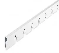 Профиль Грильято Grand Line, белый матовый (H-27), l=2,4 м